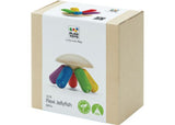 Colorful Flexi Jellyfish toy with flexible tentacles, promoting sensory play and creativity for toddlers. Eco-friendly and durable.