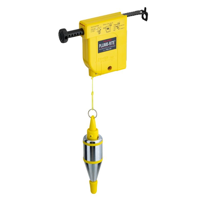 Tajima Magnet Plumb Bob 400g with 4.5m string, featuring versatile attachments for precise vertical alignment and durability.