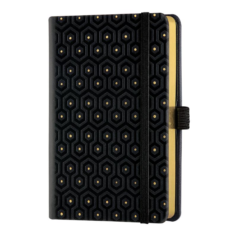 Castelli Notebook Copper and Gold Pocket Ruled Honey Gold