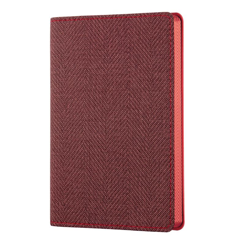 Castelli Notebook Harris A5 Ruled Maple Red