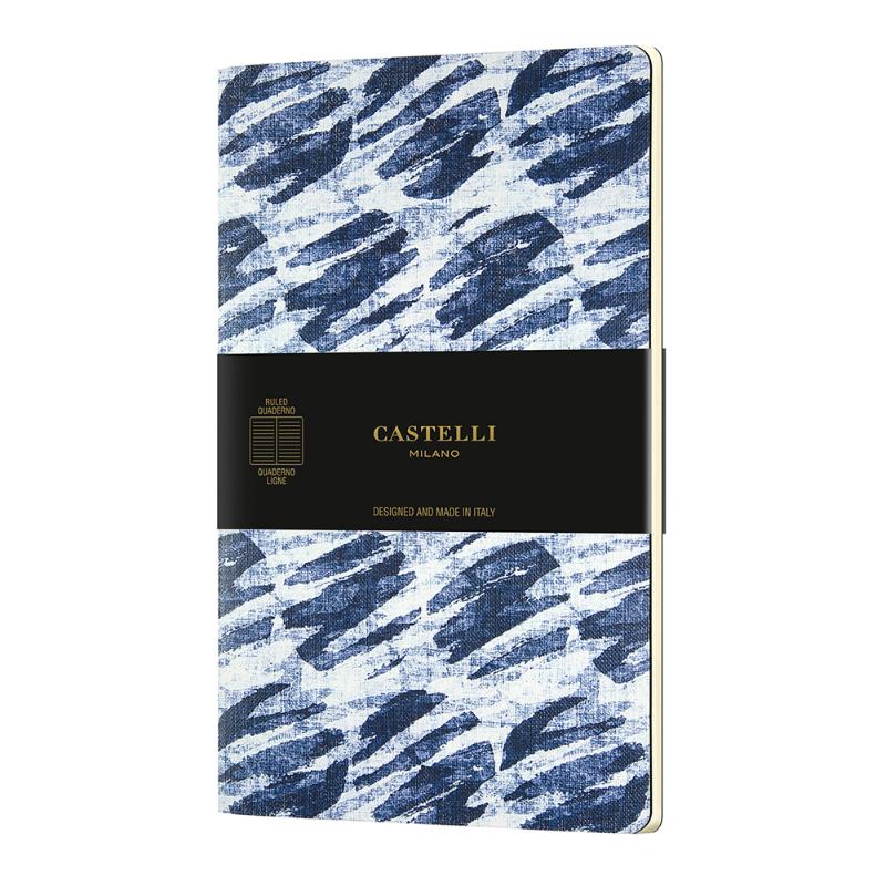 Castelli Quaderno Notebook A5 Soft Cover Shibori Bubbles
