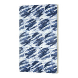 A5 soft cover notebook featuring blue Shibori Bubbles patterns, ideal for journaling, sketching, and note-taking.