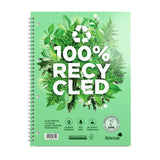 Eco-friendly Silvine A4+ twin wire notebook with 120 ruled pages and convenient margin, perfect for writing and note-taking.