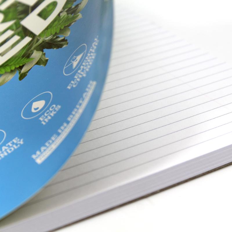 Silvine A4+ twin wire notebook with 160 FSC certified pages, ruled with margin, perfect for note-taking and journaling.