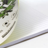 Silvine Carbon Zero A4+ notebook featuring 120 ruled pages, eco-friendly paper, and twin-wire binding for easy writing.