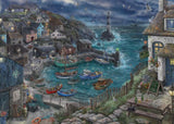 Image of Ravensburger - ESCAPE - Treacherous Harbor game showing thrilling puzzles and components for adventurous players.