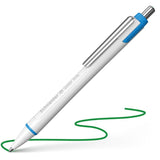 Schneider Slider Xite Extra Broad Green pen with smooth Viscoglide technology, ergonomic design, and eco-friendly materials.