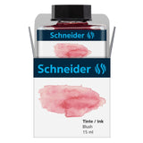 Schneider 15ml blush pastel ink in a reclosable glass bottle, ideal for elegant writing and artistic projects.