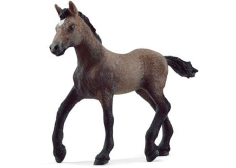 Detailed figurine of a Peruvian Paso foal, showcasing its elegant stance and smooth gait, perfect for play or display.