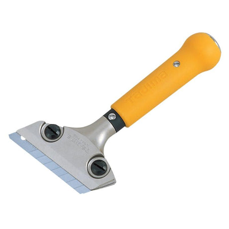 Tajima SCRL200 HD Scraper features a 200mm durable design with a 100mm reversible blade and ergonomic handle for efficient scraping.