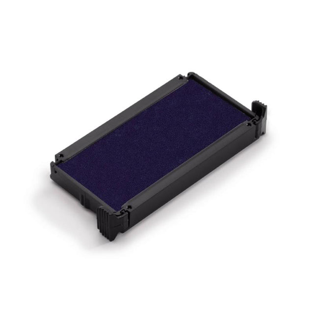 Trodat Pad 6/4912 Blue Twin-Pack for clean, vibrant stamp impressions; non-toxic, easy cartridge replacement, and 12-month warranty.