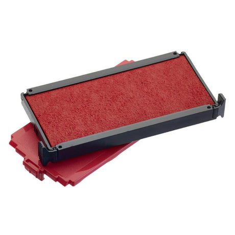 Trodat Pad 6/4912 Red for crisp, clean stamping; non-toxic ink, easy cartridge replacement, ideal for business and crafting.