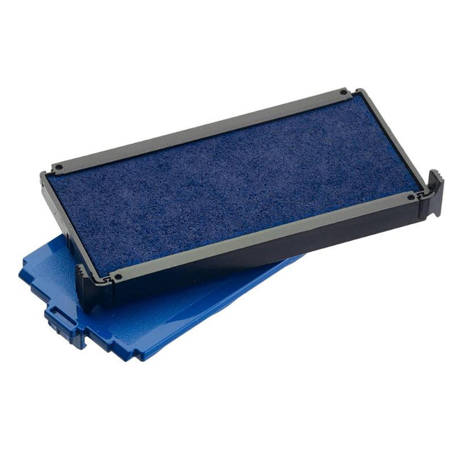 Trodat Pad 6/4914 in vibrant blue, designed for crisp, reliable impressions with non-toxic ink and easy cartridge replacement.