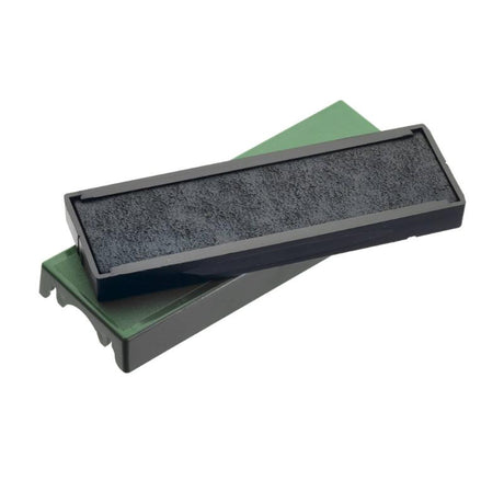 Trodat Pad 6/4918 in green for clean, vibrant stamping with non-toxic ink and easy cartridge replacement.