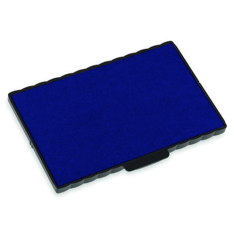Vibrant blue Trodat Pad 6/512 for clean, professional impressions with non-toxic ink and easy cartridge changes.