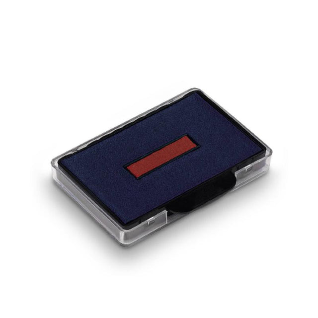 Vibrant violet Trodat Pad 6/56 designed for clean, document-quality stamping; non-toxic, easy cartridge change, no re-inking.