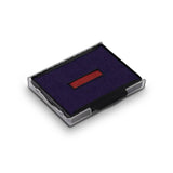Trodat Pad 6/57/2 Blue/Red ink pad designed for precise, non-toxic stamping with easy cartridge replacement and no running colors.