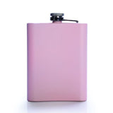 Cheeky stainless steel flask for mothers, holds 8oz, perfect for picnics or cozy evenings.