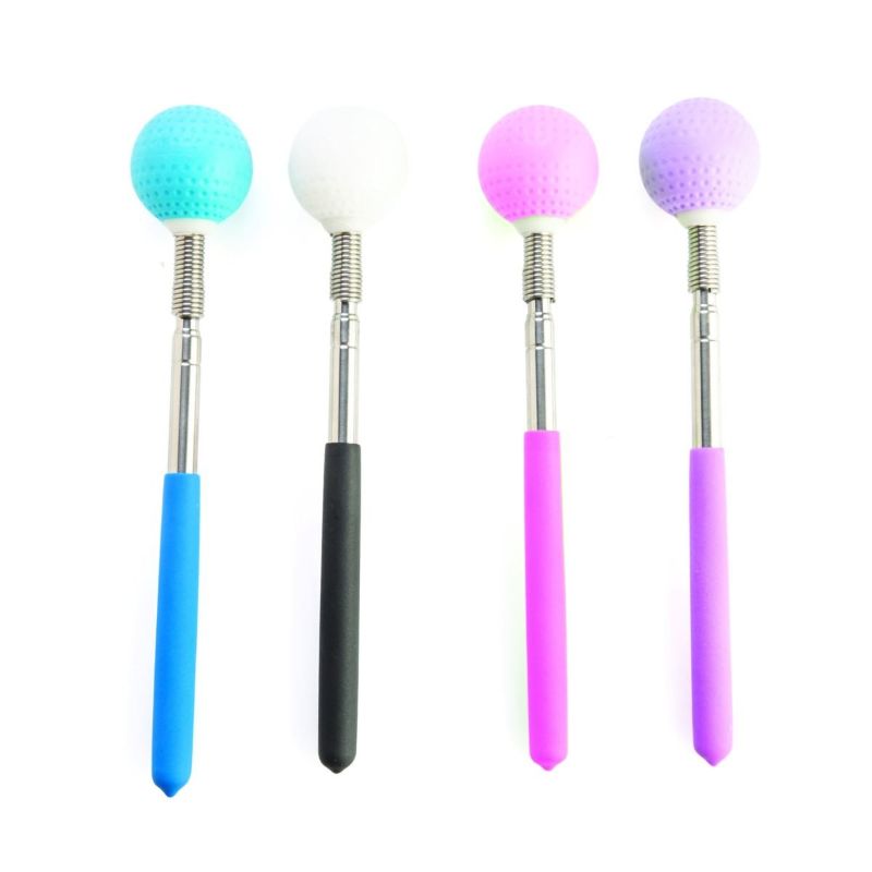 Extendo Massage Hammer set of 20, featuring a rubber ball and 45 cm stainless steel extension for portable muscle relief.