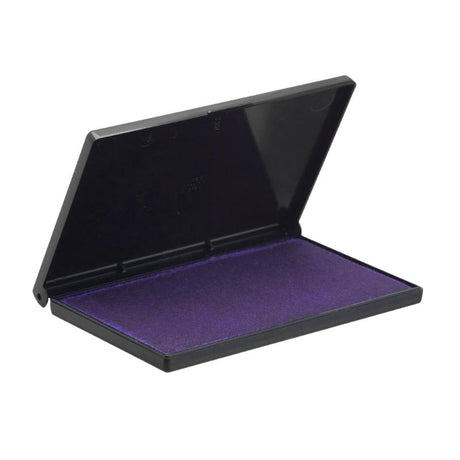 Vibrant violet Trodat Stamp Pad 9052, 110mm x 70mm, pre-inked for mess-free, long-lasting, and consistent stamping.