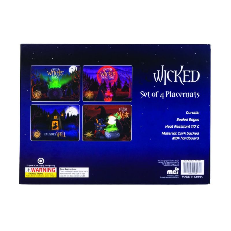 Placemats Set - Wicked (6 Sets)