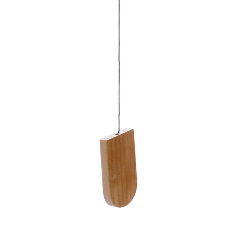 Elegant 58cm Wooden Wind Chime with durable metal tubes, creating soothing melodies for outdoor relaxation and style.