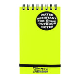 Silvine XStream Tough Notes: water-resistant pocket notebook with rugged covers, elastic strap, and 96 pages for outdoor adventures.