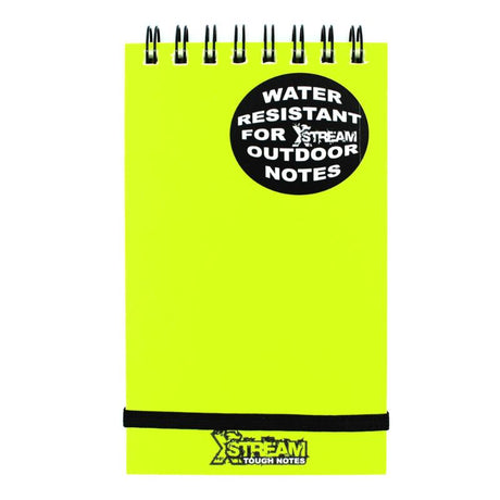 Silvine XStream Tough Notes: water-resistant pocket notebook with rugged covers, elastic strap, and 96 pages for outdoor adventures.