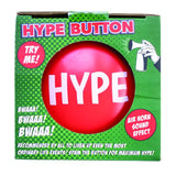 Set of 12 colorful Hype Buttons that produce iconic air horn sounds to amplify excitement at events and gatherings.