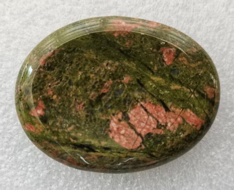 Worry Stone - Unakite Oval (4.5cm)