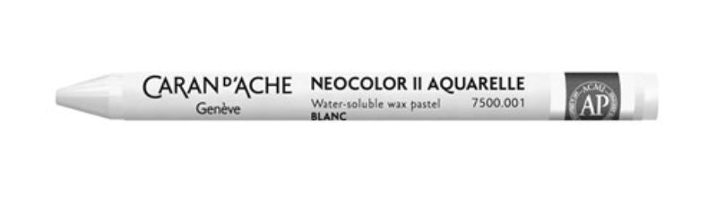 Crayon - Neocolor Ii Aqua.White - Pack of 10