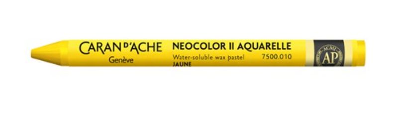 Crayon - Caran D’ache Neocolor Ii Yellow - Pack of 10