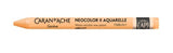 Caran D’ache Neocolor II Apricot crayon, ideal for artists, features high pigmentation and is water-responsive for versatile techniques.