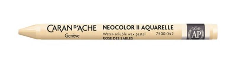 Caran D’ache Neocolor II Flesh crayons pack of 10, featuring vibrant, lightfast pigments for versatile wet and dry techniques.