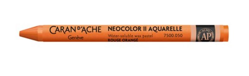 Crayon - Neocolor Ii Flame Red - Pack of 10