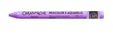 Pack of 10 Caran D’ache Neocolor II Mauve crayons, premium quality for versatile wet and dry artistic techniques.