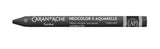 Pack of 10 Caran d'Ache Neocolor II Charcoal Grey crayons, known for high pigment, lightfastness, and versatile wet/dry use.