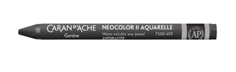Crayon - Neocolor Ii Charcoal Grey - Pack of 10