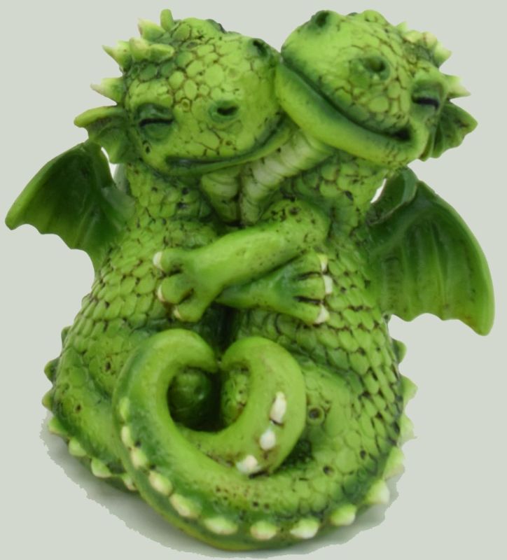 Ornament - Green Little Dragon (9.3cm)