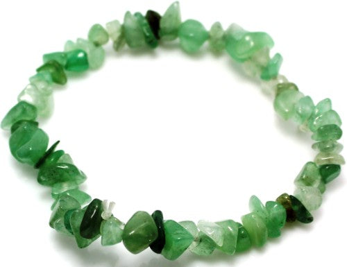 Set of 12 Aventurine bracelets, promoting prosperity and emotional calm, ideal for stacking and personal use.