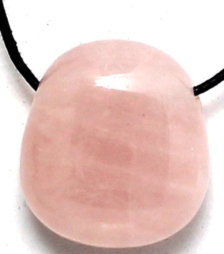 Set of 12 Rose Quartz pendants, promoting love and emotional healing, with zodiac info and gemstone details.