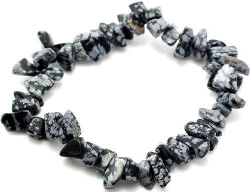 Bracelet - Snowflake Obsidian - Set of 12