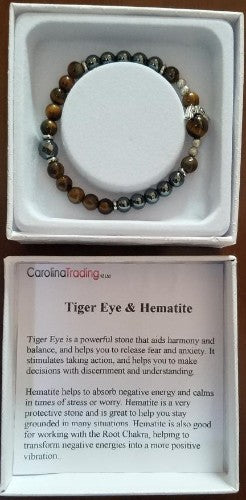 Bracelet - Tigereye Hematite