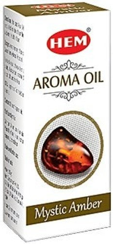 Aroma Oil - Mystic Amber: A luxurious blend of warm amber, sweet vanilla, and earthy patchouli for relaxation and emotional well-being.