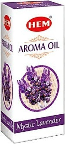 A 10ML bottle of Mystic Lavender Aroma Oil, promoting relaxation and tranquility through its calming lavender fragrance.