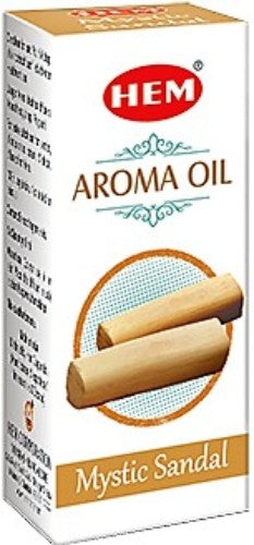 Aroma Oil - Mystic Sandal, a calming sandalwood blend for relaxation, meditation, and creating a serene atmosphere.