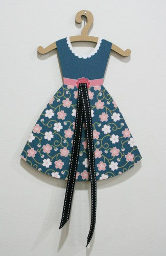 Hairclip Tidy - Cherry Blossom Vintage Dress