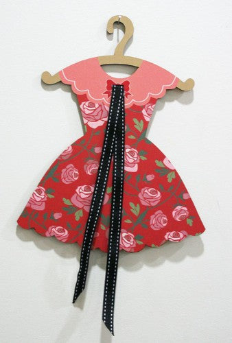 Hairclip Tidy - Summer Roses Vintage Dress