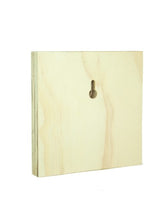 Plywood art block featuring a charming design of birds on a tree, eco-friendly, 120 x 120mm, ready to hang.