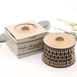 Round trinket box with pink floral design, crafted from durable NZ Beech veneer, perfect for storing keepsakes and jewelry.